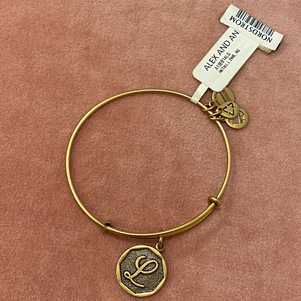 Alex and Ani Letter 'L' Bracelet